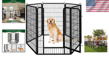 Load image into Gallery viewer, Expandable 47-Inch Dog Playpen with Flexible Shape Options for Indoor/Outdoor