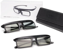 Load image into Gallery viewer, Lightweight 3D Glasses with Long Battery Life for DLP-Link Projectors - 2 Pack