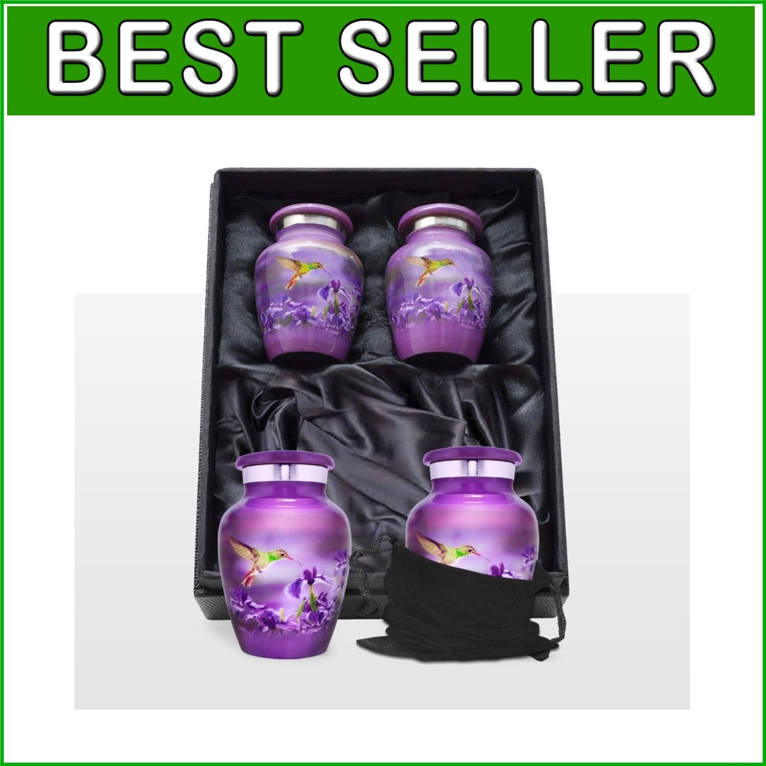 Sentimental Hummingbird Keepsake Urns for Adult Ashes – Lightweight and Elegant