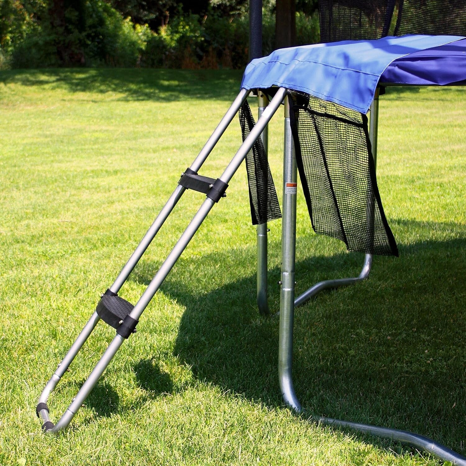 Lightweight Wide Step Ladder with Storage Bag for Trampoline - Kids Safety First