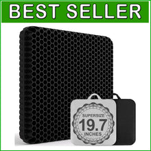 Load image into Gallery viewer, Pain-Relief Gel Seat Cushion with Non-Slip Bottom - Perfect for All Chairs
