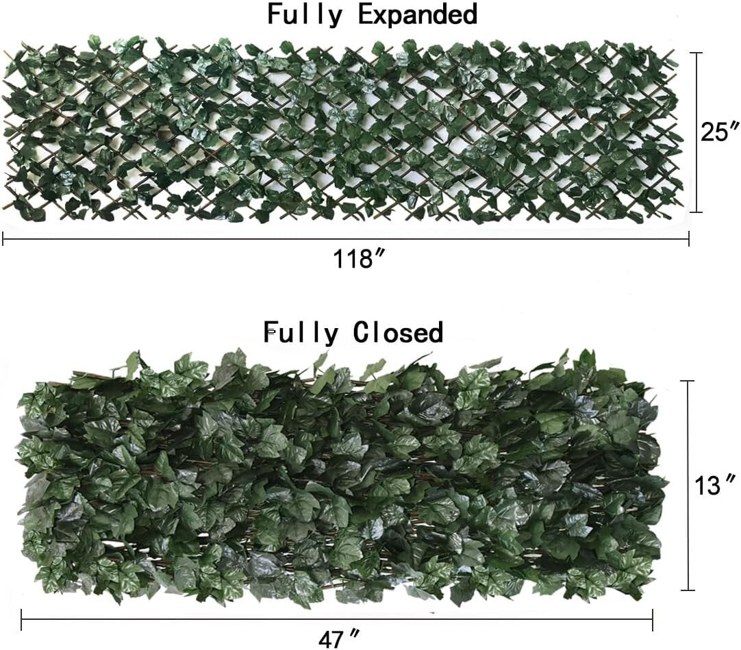 Decorative Artificial Ivy Fencing Panel: Customizable Outdoor Privacy Solution