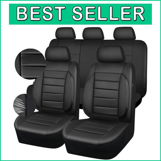 Fashionable Universal Fit Leather Seat Covers with Full Coverage Protection