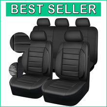 Load image into Gallery viewer, Fashionable Universal Fit Leather Seat Covers with Full Coverage Protection