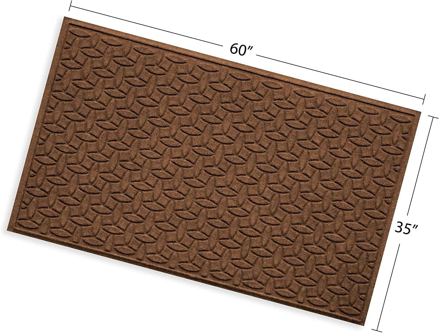 3' x 5' Waterhog Doormat - Commercial-Grade Skid Resistance for All Floors