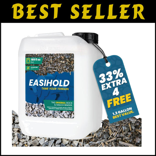 Ready-to-Use EASIHOLD Gravel Binder - Eco-Friendly Solution for Stones & Mulch