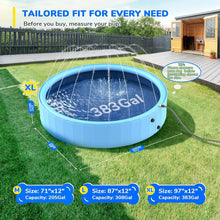Load image into Gallery viewer, Effortless 97'' Splash Pad Pool for Kids &amp; Large Dogs - Cool Off Together