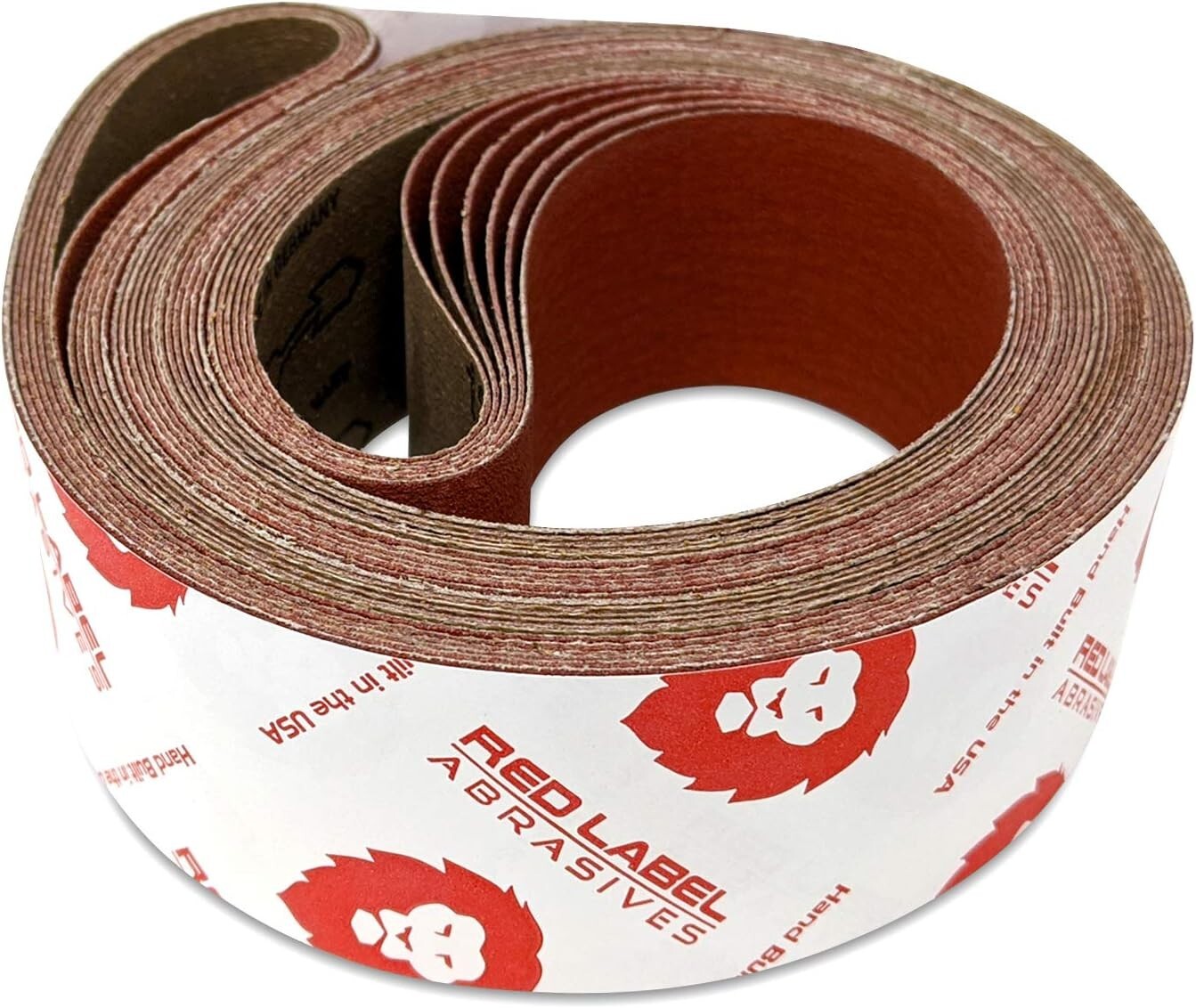 6-Pack of Premium 60 Grit Ceramic Sanding Belts - 2 X 72 Inch for Metal Grinding