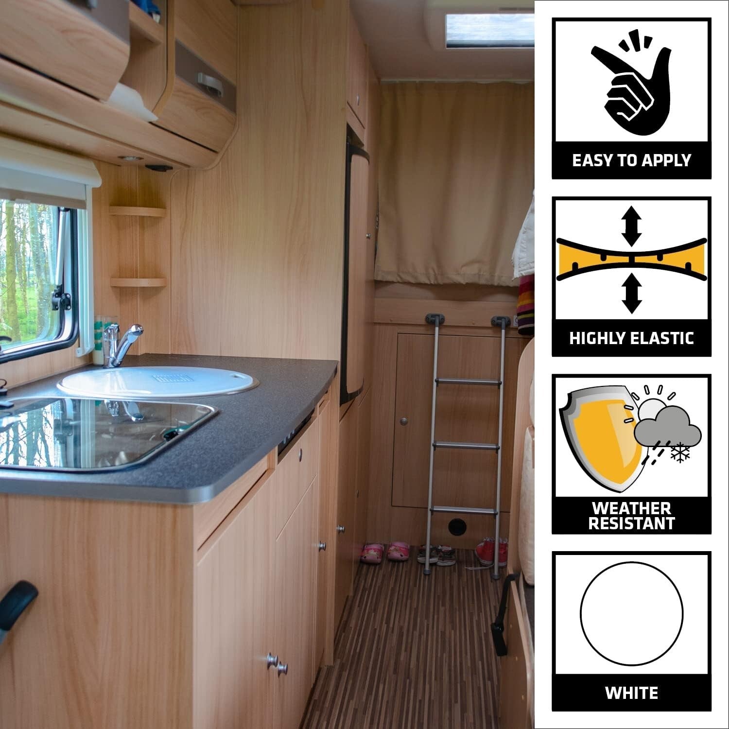 Versatile White Polyurethane Sealant - NSF Approved for Food Safety - Flex-221