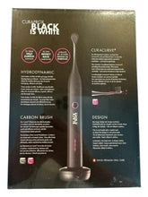 Load image into Gallery viewer, Hydrosonic Electric Toothbrush with Timer, Charger &amp; Travel Case - Black &amp; White