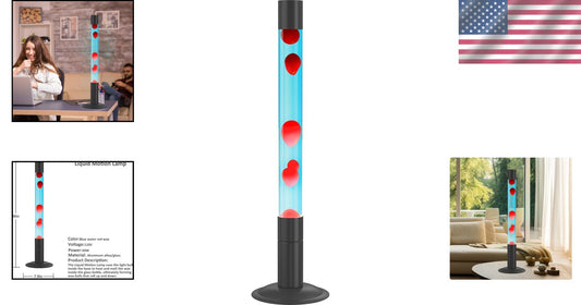 Dynamic 30-Inch Liquid Motion Lamp - Modern Mood Lighting for Cozy Spaces