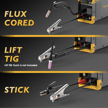 Load image into Gallery viewer, Compact 135A MIG Welder 110V - Multi-Function Flux Core &amp; TIG Welding Machine