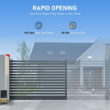 Load image into Gallery viewer, Automatic Electric Gate Opener Kit with App Control - 40 ft, 1400 lb Capacity