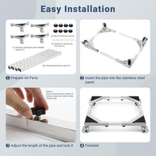 Load image into Gallery viewer, Versatile 700lbs Dolly Cart for Refrigerators &amp; Washers - Stainless Steel Design