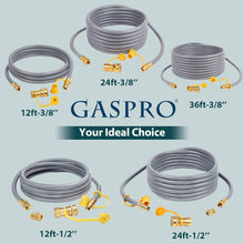 Load image into Gallery viewer, Safe &amp; Reliable 12ft Natural Gas Hose with Low Pressure Performance for Grills