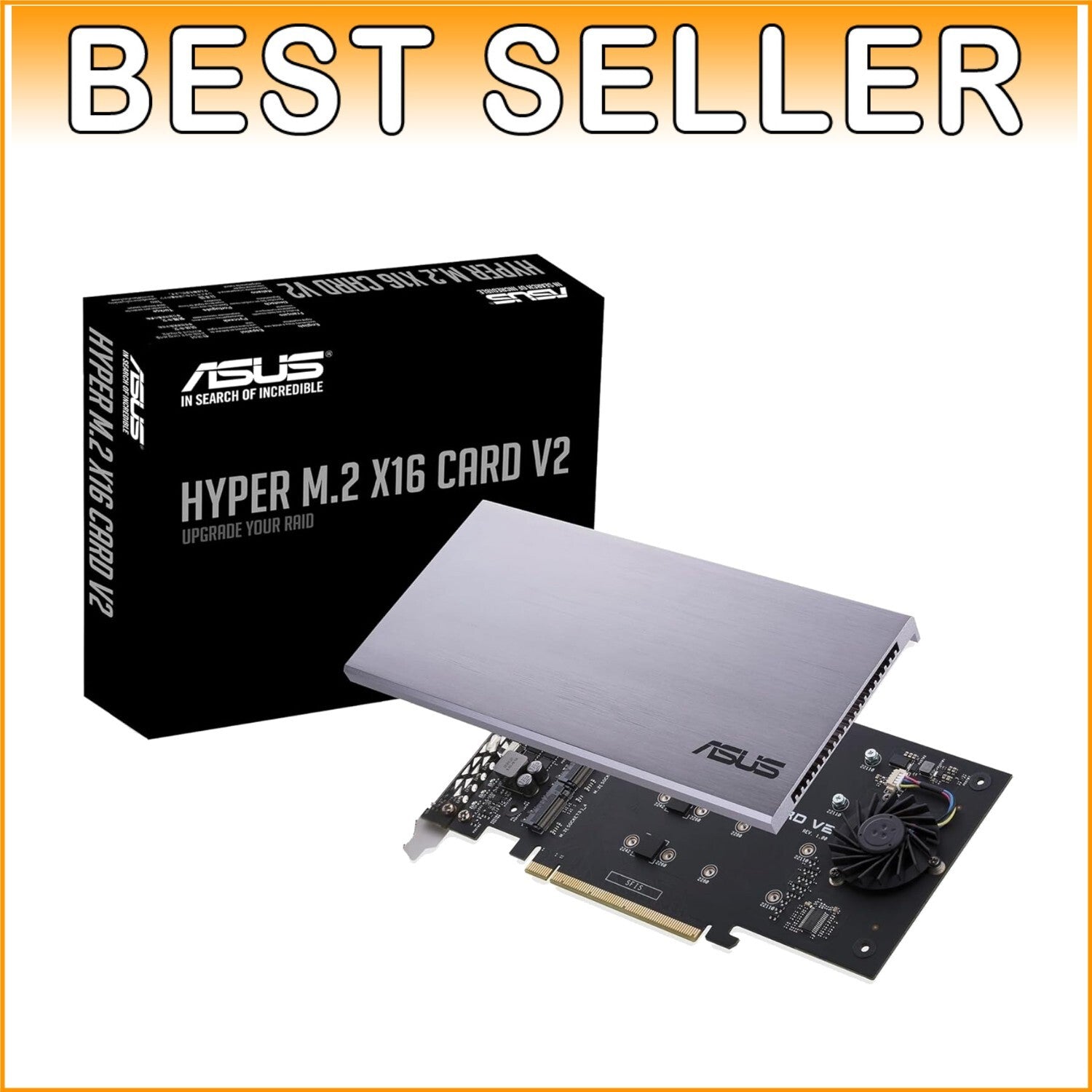 4x NVMe M.2 Expansion Card for High-Speed Data Transfer with Thermal Management