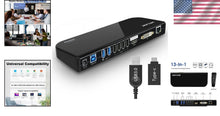 Load image into Gallery viewer, USB 3.0 Docking Station for Mac &amp; Windows – Dual Monitor with HDMI/DVI, 6 Ports