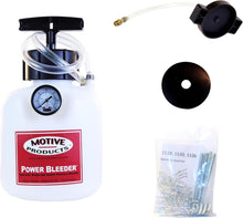 Load image into Gallery viewer, Motive Power Bleeder - 2-Quart Tank &amp; Round Adapter for Efficient Fluid Removal