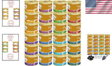 Load image into Gallery viewer, Delicious 24-Can Wet Cat Food Gravy Variety Bundle with Toy - All Life Stages
