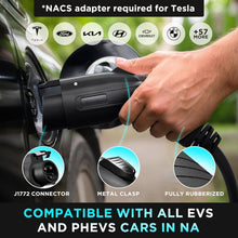 Load image into Gallery viewer, UL Certified Level 2 EV Charger with 25' Cable - Fast 40A Charging for All EVs