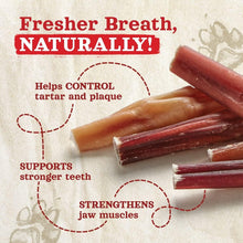 Load image into Gallery viewer, Grain-Free Odorless Beef Chews - 6-Inch Sticks for Dogs of All Sizes, 20 Count