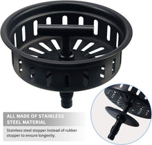Load image into Gallery viewer, Stainless Steel Kitchen Sink Strainer Assembly - Rustproof &amp; Leak-Proof Design