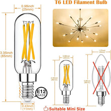 Load image into Gallery viewer, Long-Lasting 24 Pack E12 LED Bulbs - Flicker-Free Dimming for Elegant Lighting