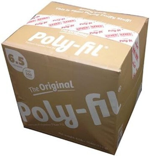 Soft and Resilient Polyester Fiber Fill - Ideal Stuffing for Crafts & Pillows