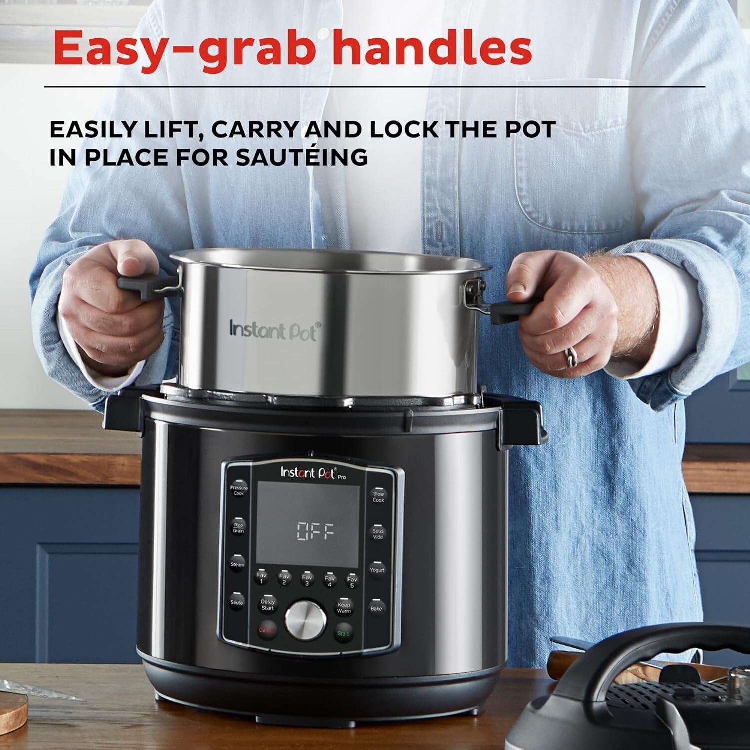 All-in-One 8 QT Programmable Cooker with Stainless Steel Pot & Recipe App