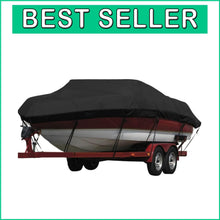 Load image into Gallery viewer, Secure Fit Waterproof Boat Cover with Adjustable Straps, 14-16 ft Capacity