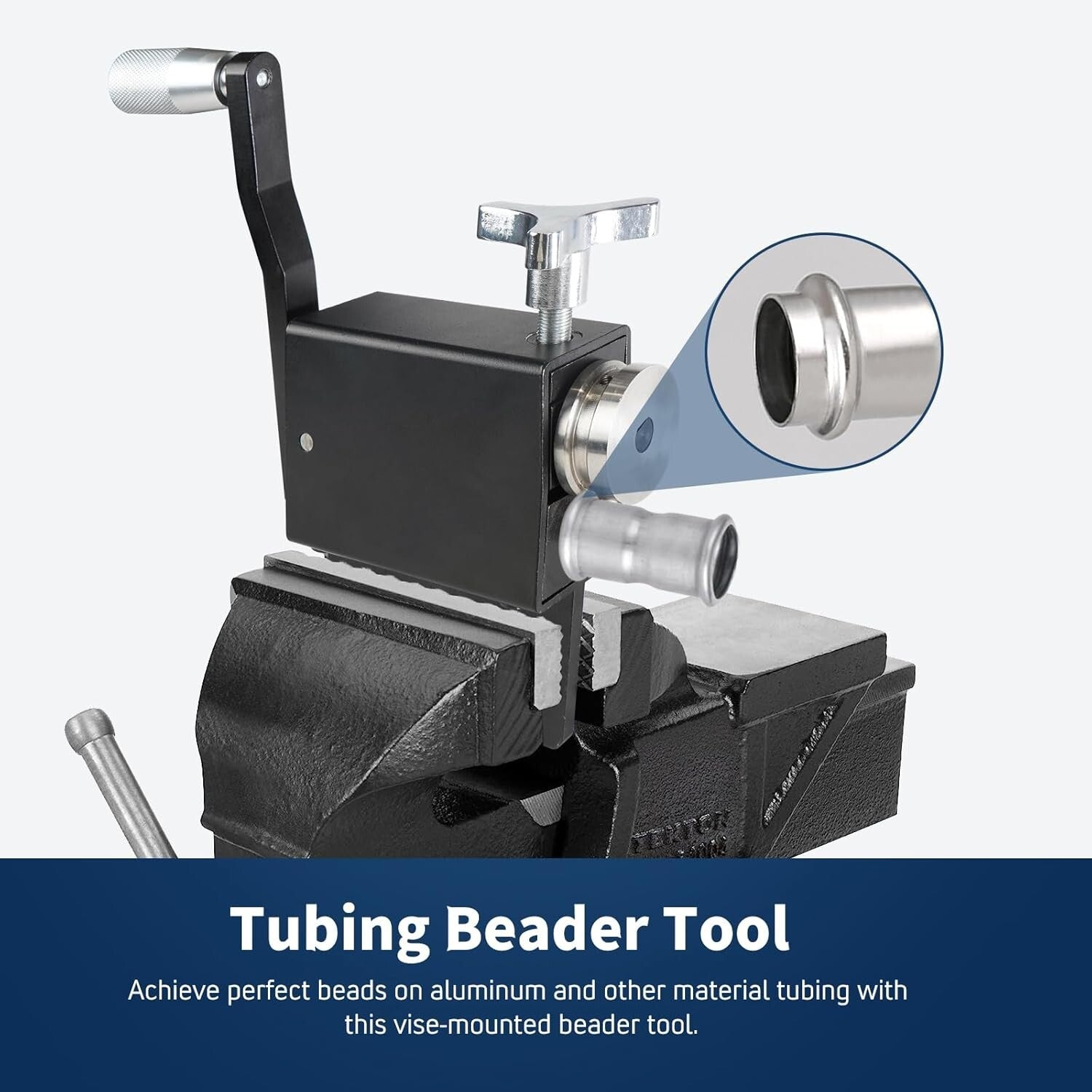 Professional Bead Roller for Aluminum, Titanium, and Copper Tubing Up to 5/8" ID