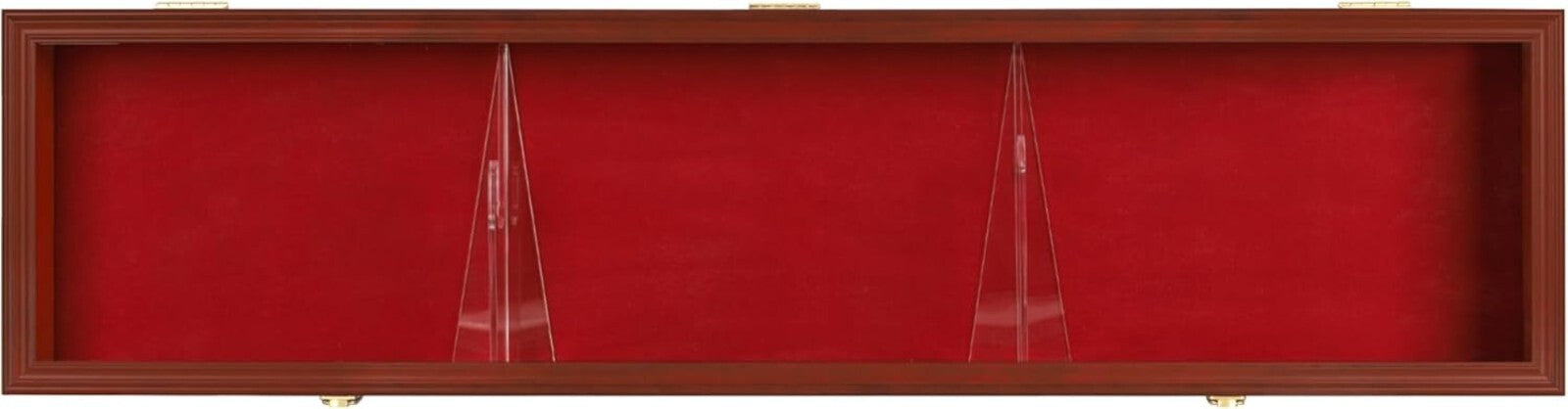 43" Lockable Rifle/Shotgun Display Cabinet with UV Protection - Mahogany Finish