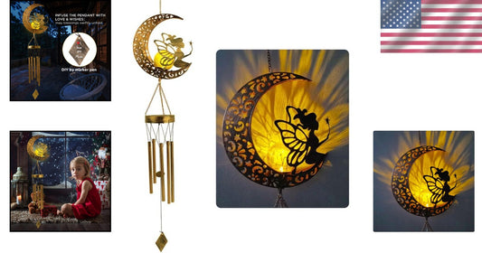 Beautiful Solar-Powered Wind Chimes - Unique Gifts for Birthdays & Celebrations