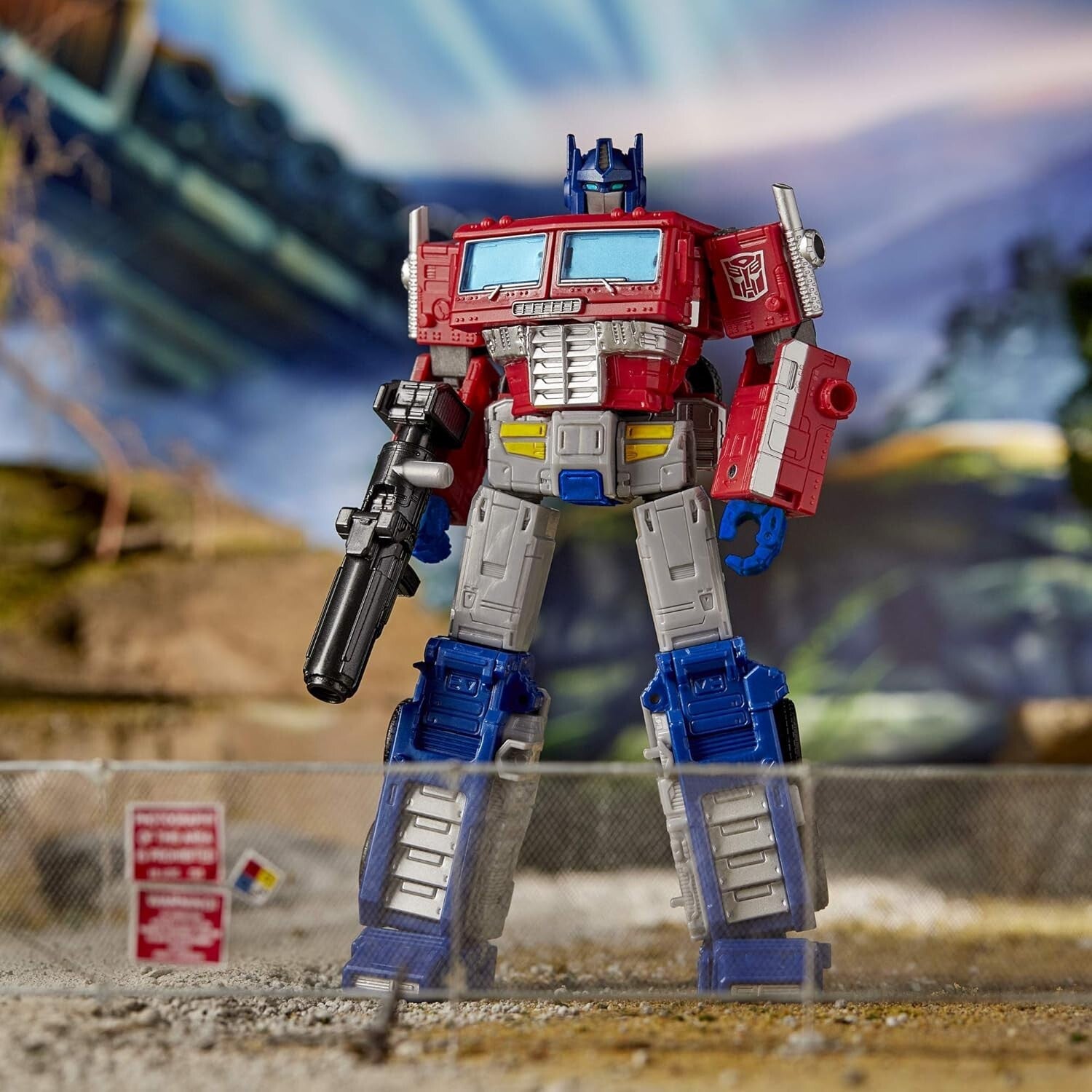 7-Inch Optimus Prime Action Figure - Converts to Modular Battle Station Mode!