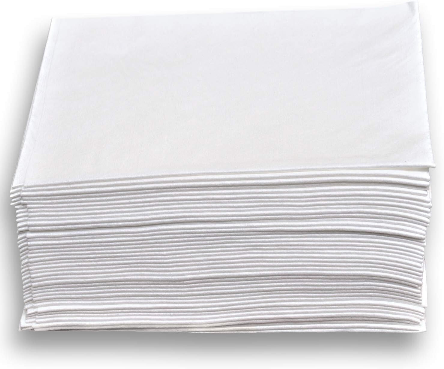 Hypoallergenic Disposable Towels for Hair, Face & Body - 100 pcs Spa Softness