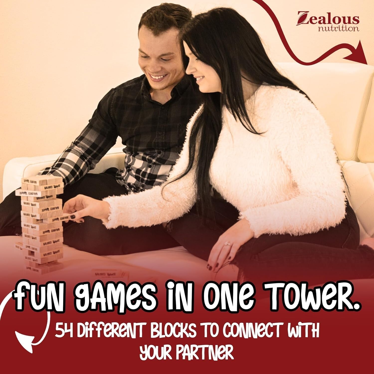 Exciting Couples Stacking Game - 54 Unique Dare Challenges for Any Occasion