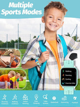Load image into Gallery viewer, Durable Kids Smartwatch with Activity Tracking &amp; Vibration Alarm - Green Design