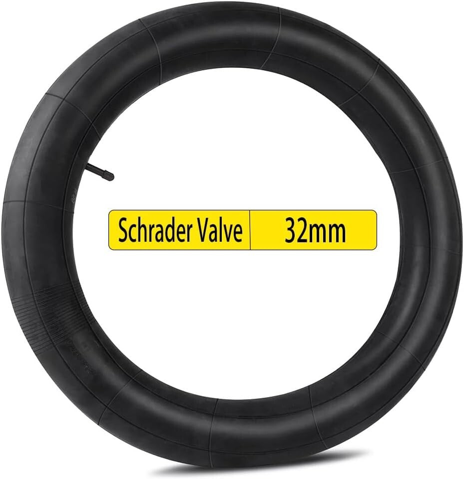 2-Pack 20/24/26 Inch Fat Bike Inner Tubes & TPU Tire Liners - Puncture Resistant