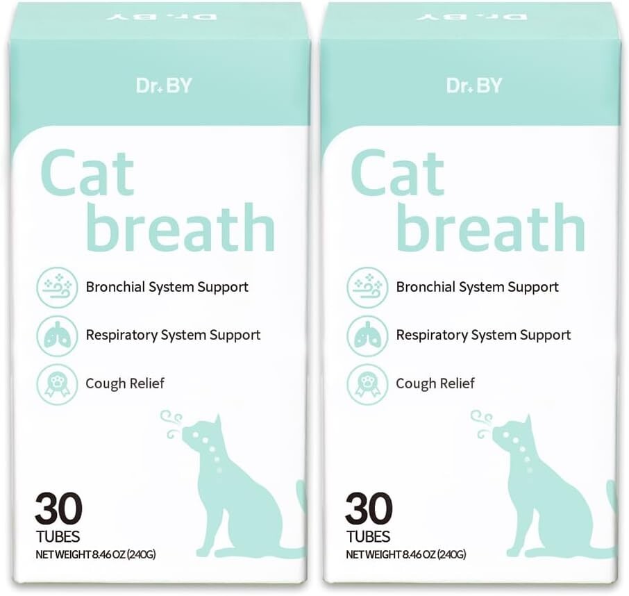 Asthma & Cough Relief for Cats - Delicious Chicken Gel for Respiratory Wellness