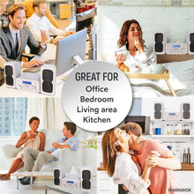 Load image into Gallery viewer, Sleek White Bluetooth CD Shelf System with FM Radio – 100 Years of Sound Quality