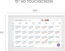 Load image into Gallery viewer, 15" Digital Family Calendar &amp; Interactive Chore Chart with Touchscreen Display