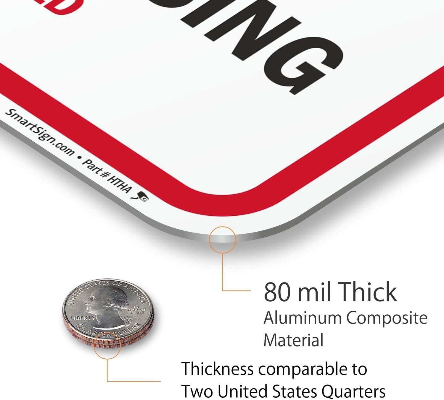 2-Pack Private Property No Soliciting Signs - Durable 12x18" Aluminum Design