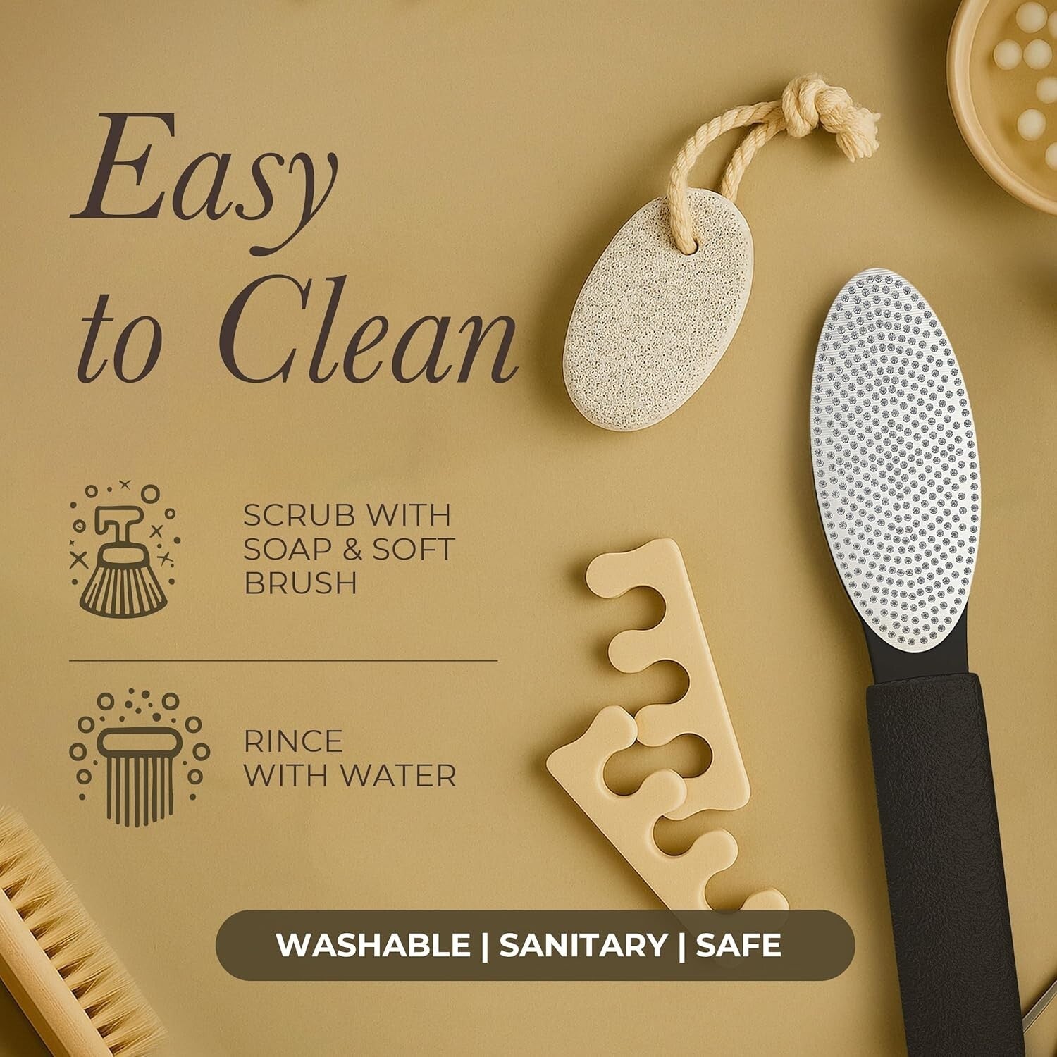 Luxury Diamond Foot Buffer - Medium Grit Rasp for Average Calluses & Maintenance