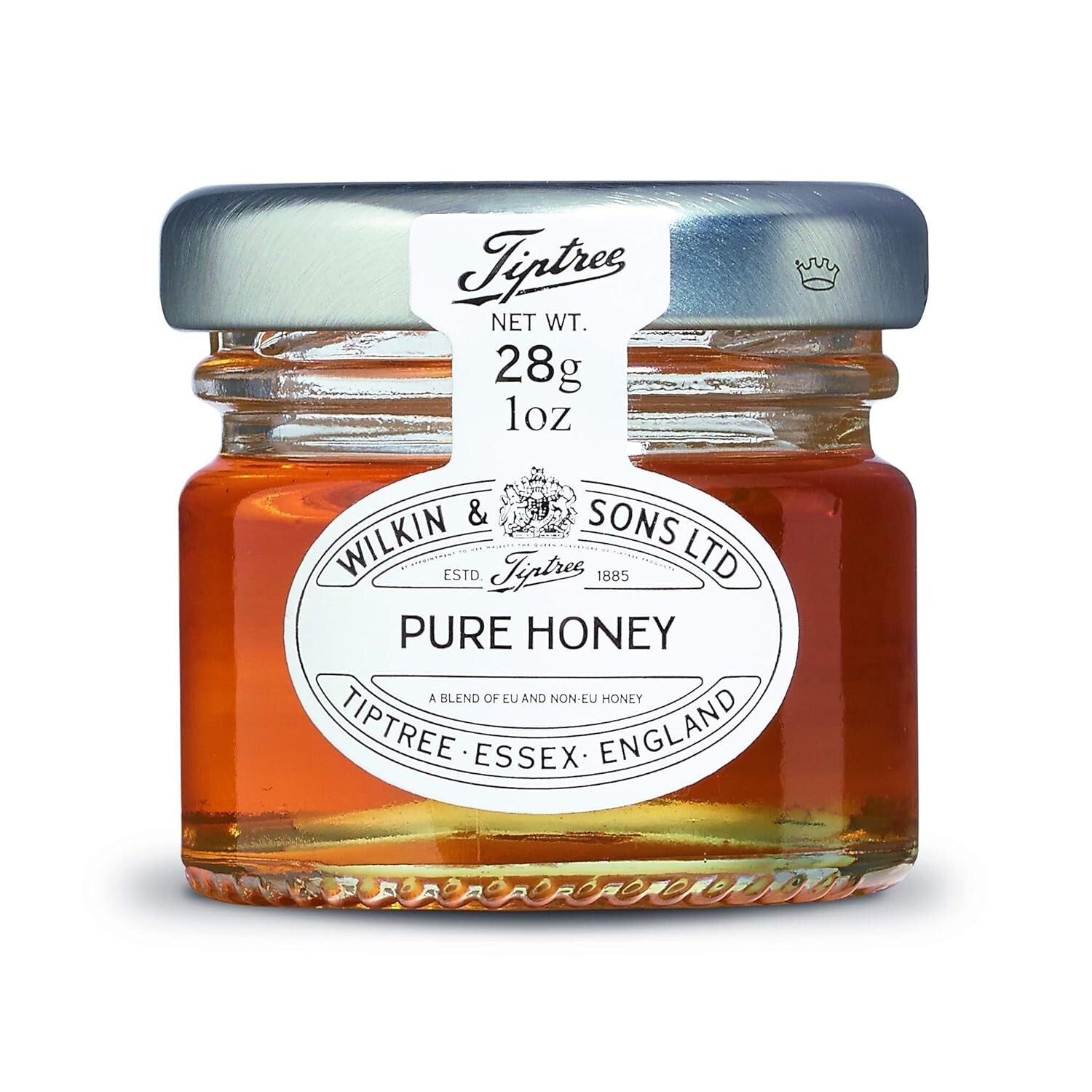 Artisanal Honey Minis - Pure Clear 1 Ounce Jars, Set of 72 for Delicate Palates