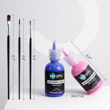 Load image into Gallery viewer, Ultimate 60-Color Non-Toxic Fabric Paint Set - Perfect for T-Shirts, Bags &amp; More