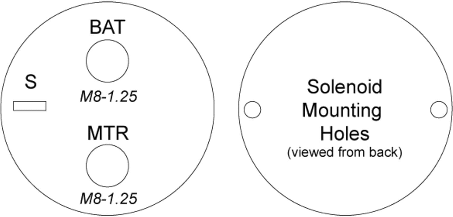 Reliable 12V Starter Solenoid - Lightweight & Compact for Easy Installation