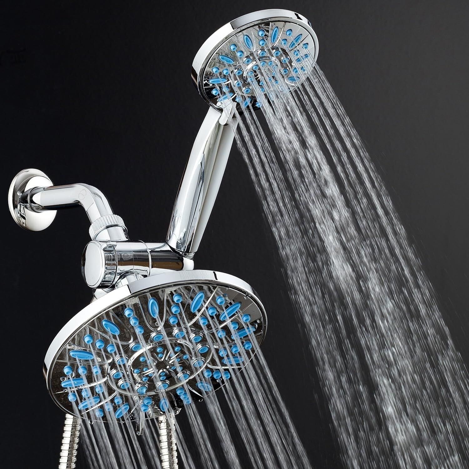 Elegant Rainfall Shower System with Antimicrobial Nozzles for Healthier Bathing