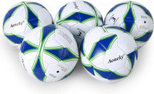 Load image into Gallery viewer, Durable Machine-Stitched PVC Soccer Ball Set with Pump - Ideal for Backyard Fun