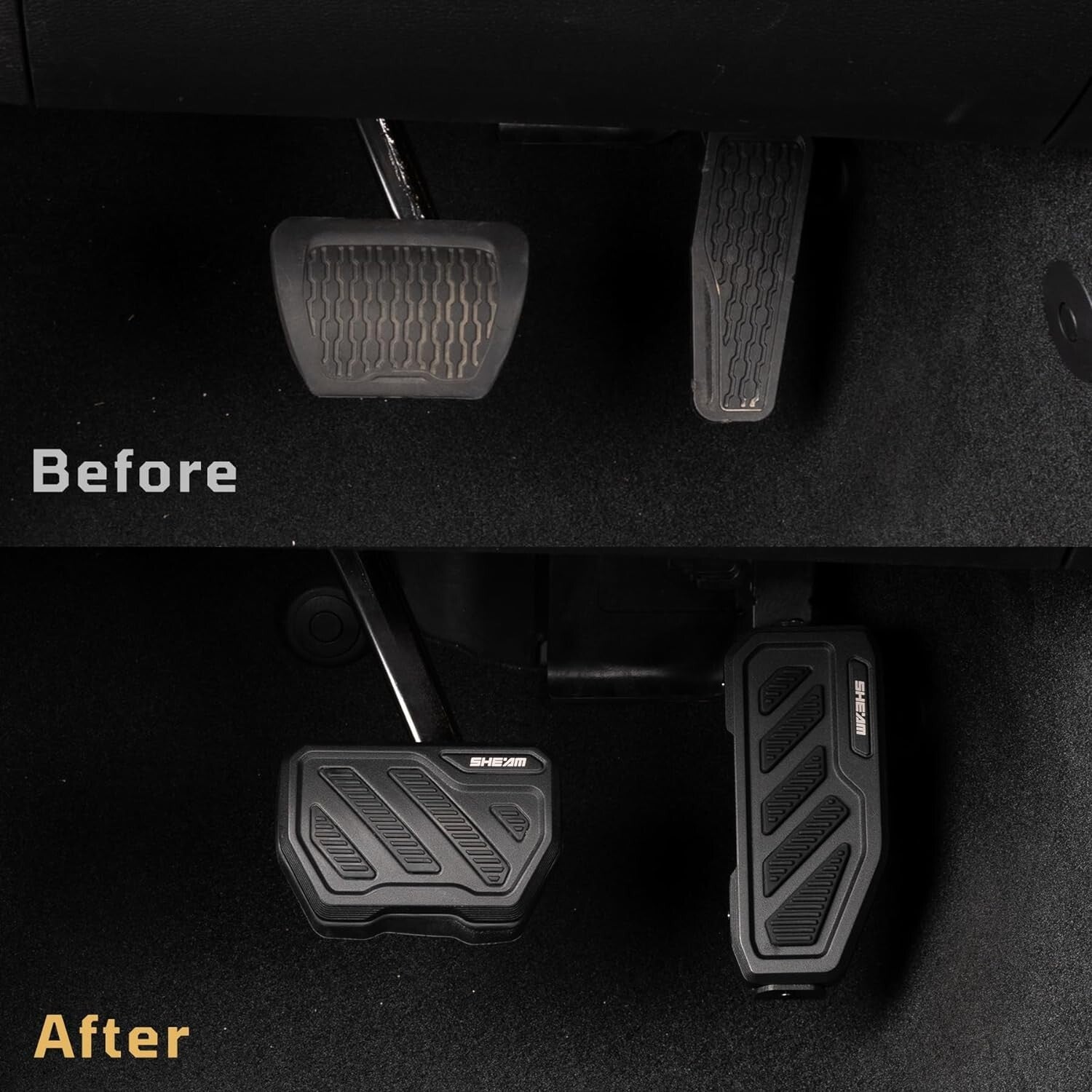 Easy Install Anti-Slip Brake & Gas Pedal Covers for Wrangler JL/JLU & Gladiator