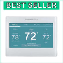 Load image into Gallery viewer, Smart Wi-Fi Thermostat - Touchscreen, Color Display, Alexa &amp; Google Compatible